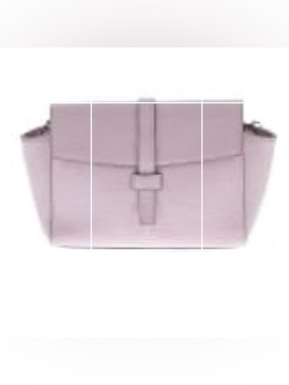 kate spade Light Pink Leather Crossbody with Front Strap Detail